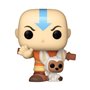 Funko Bitty Pop! Avatar: TLA - Aang 4PK - Aang with Momo, Appa, Toph et Une Mini-Figurine Mystère en Surprise - 2.2 Cm - Avatar: