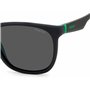 Polaroid PLD 2140/s Sunglasses, 3OL/M9 MT BLK GRN, 55 Unisex