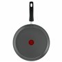 TEFAL Poêle à crêpe 28 cm, Crêpière induction, Revêtement céramique, Eco-conçue, Recyclée, Cuisson saine, Thermo-Signal, Fabriqu