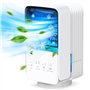 OMISOON Climatiseur Portable, Climatiseur Mobile Silencieux 4 en 1, 120° Oscillation, Refroidisseur d'air de 700 ml, 3 Vitesses,