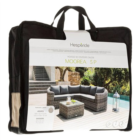 Hespéride - Housse de Coussin pour Salon Mooréa 5 Places Savana