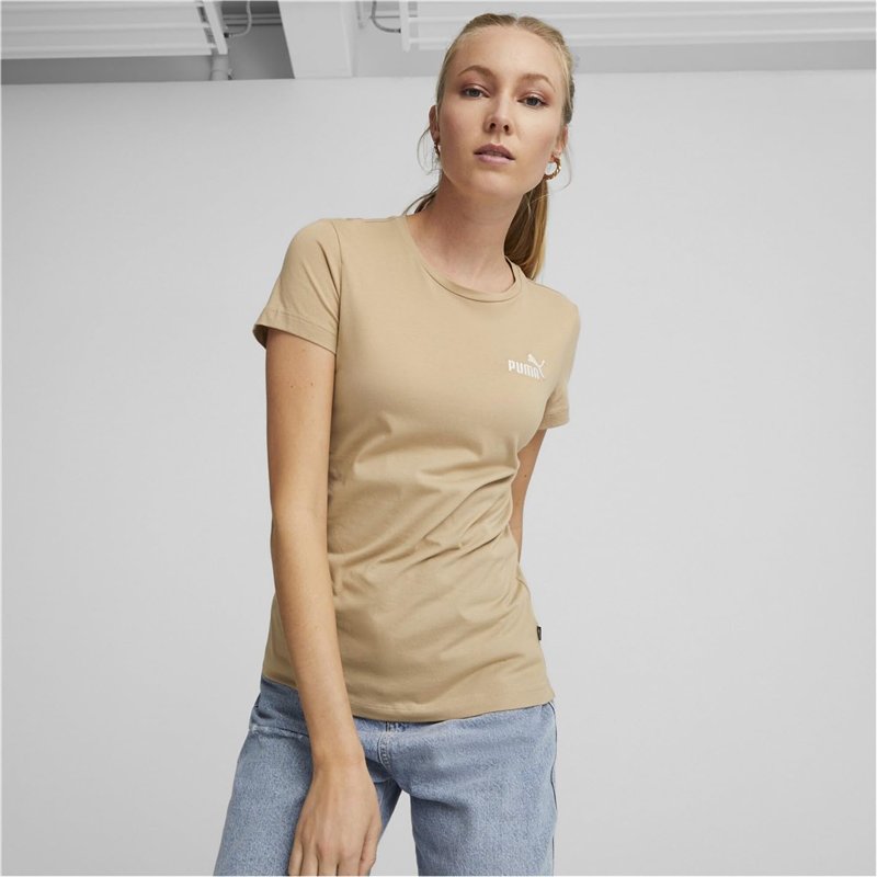 Image secondaire de PUMA T-shirt Essentiell pour femme Beige XL, gris foncé, XL