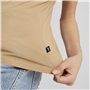 PUMA T-shirt Essentiell pour femme Beige XL, gris foncé, XL