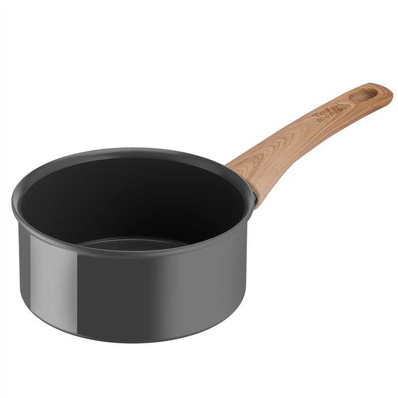 Tefal Renew, Casserole 16 cm, Revêtement antiadhésif céramique, Eco-conçue, Recyclée, Cuisson saine, Thermo-Signal, Ustensile sû