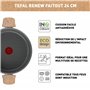 Tefal Renew Faitout 24 cm, Revêtement antiadhésif céramique, Eco-conçue, Recyclée, Cuisson saine, Thermo-Signal, Ustensile sûr, 