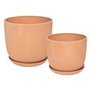 Atmosphera - Set de 2 Pots Cosy - Rose Terracotta