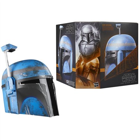 Star Wars The Black Series, Casque électronique Premium Axe Woves, The Mandalorian, Article de Cosplay pour Adulte