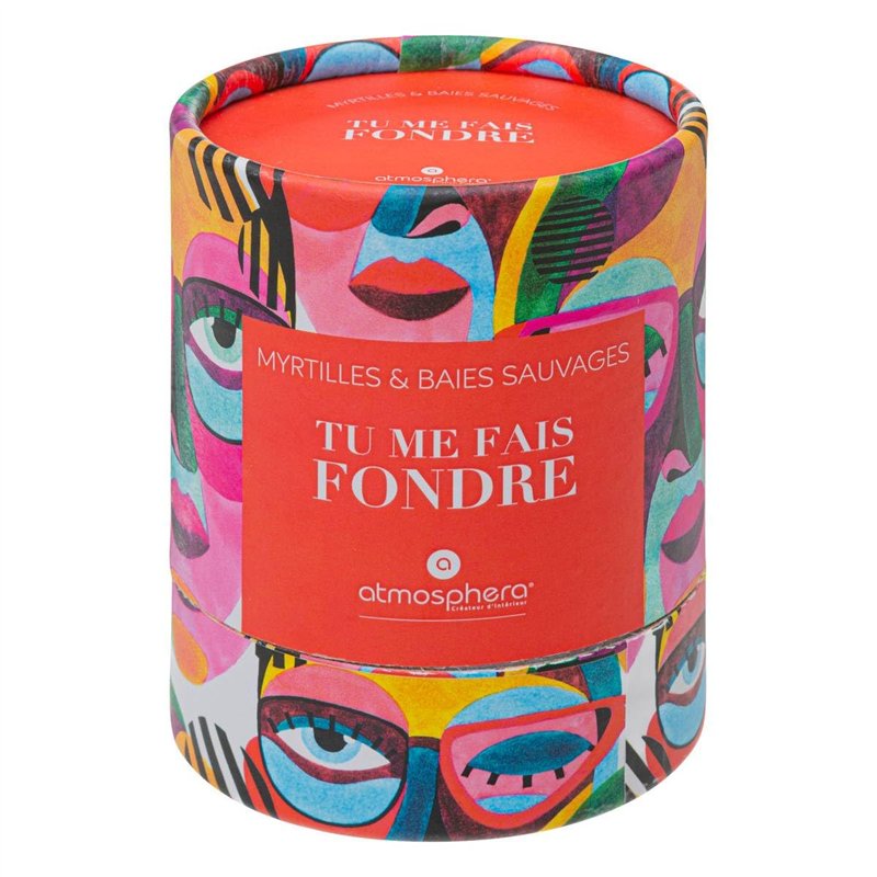 Atmosphera - Bougie parfumée Jomy - myrtilles - 200g