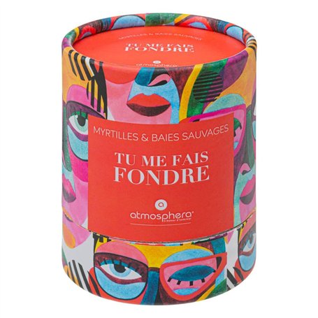 Atmosphera - Bougie parfumée Jomy - myrtilles - 200g