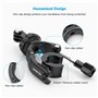 Sametop Clamp Guidon Montage de Moto et Vélo Support de Pince Tube Fixation Compatible avec GoPro Hero 13 12 11 10 9 8 7 6 5 Ses