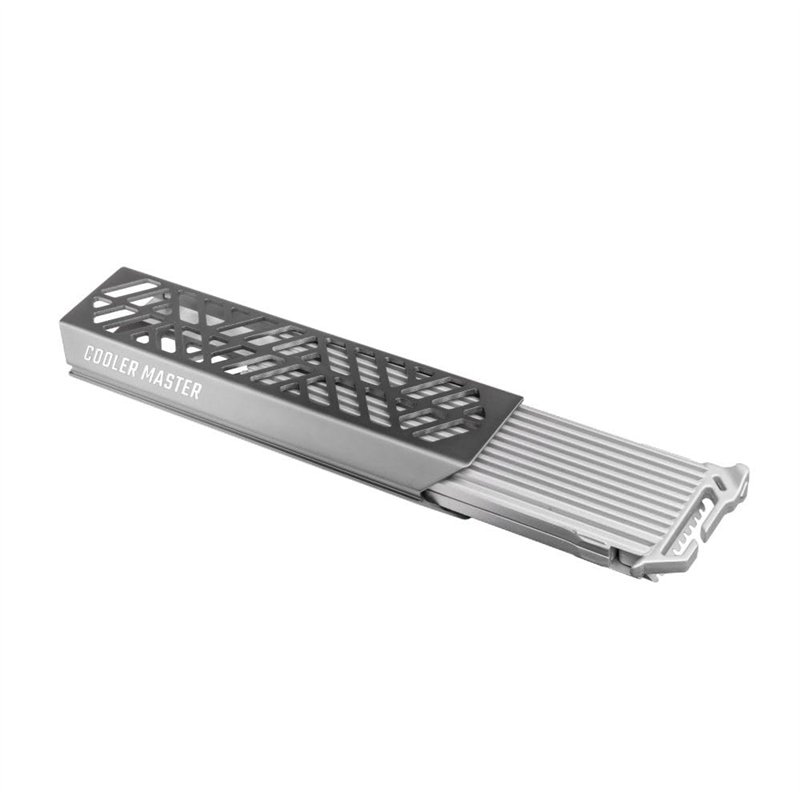 Image secondaire de Cooler Master Oracle AIR - Boîtier SSD NVME M.2, Coque en Aluminium Double Couche, Jusqu'à 1000MB/s, Large Radiateur, sans Outil