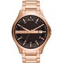 Armani Exchange Montre pour homme Quartz/3 Hand Date movement boîtier de 46mm avec un bracelet en acier inoxydable AX2449