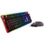 COUGAR GAMING | PACK CLAVIER SOURIS GAMING | CLAVIER + SOURIS GAMING FILAIRE HYBRIDE DEATHFIRE EX 7 COULEURS LEDS - Commutateurs