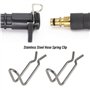 The Lord of the Tools 5pcs Pinces à Ressort pour Nettoyeur Haute Pression 50372210 Compatible avec Karcher K3 K4 K5 K6 K7 Tuyau