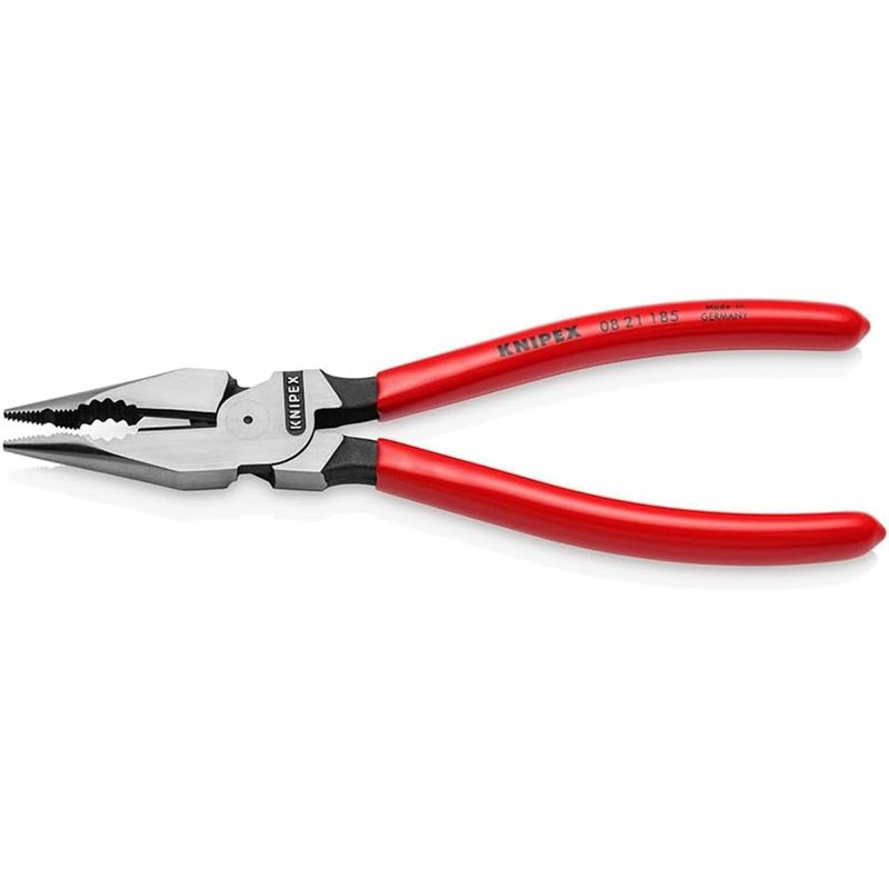 Image secondaire de KNIPEX 08 21 185 SB Pince universelle multifonctions gainées en plastique noire atramentisée 185 mm