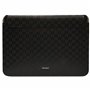 KARL LAGERFELD Saffiano Mono Plaque Housse pour Ordinateur 14" Noir