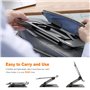 GRIFEMA GB1050 Support Ordinateur Portable, Support PC Portable Rotatif à 360°, Réglable en Hauteur, Compatible avec MacBook Air