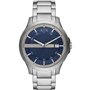 Armani Exchange Montre pour homme, mouvement quartz/3 aiguilles date, boîtier de 46mm avec bracelet en acier inoxydable AX2451