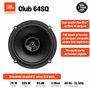 JBL Club 64SQ Gen 3 - Haut Parleur Voiture 16.5 cm de Harman Kardon pour Une Mise à Niveau Ultime de la Enceinte Voiture : 225W 