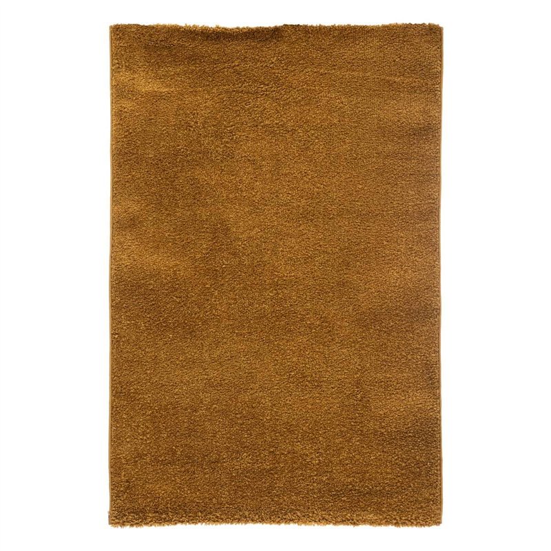 Atmosphera - Tapis en Jute 100x150cm Jaune Ocre
