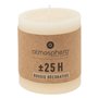 Atmosphera - Bougie ronde Olia D6,7cm blanc ivoire