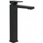 Mitigeur pour lavabo surélevé Villeroy & Boch Architectura Square, robinet avec bonde à poussoir, robinet de lavabo à économie d