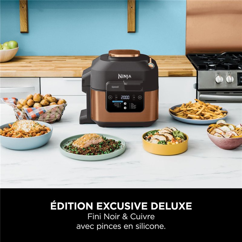 Image secondaire de Ninja Speedi 10-en-1 Autocuiseur rapide, Air Fryer, Friteuse à air et Multicuiseur, 5.7L, Repas pour 4 en 15 minutes, Vapeur, Gr