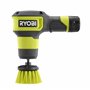 RYOBI Brosse 4V USB Lithium 2 vitesses Idéal pour nettoyer facilement les éviers, les cabines de douche - Livrée avec 1 brosse m