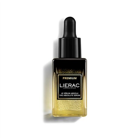Lierac - Premium - Le Sérum Absolu 30ml - Soin Visage - Anti-âge global - Éclat - 96% d’ingrédients d’origine naturelle - Tous t