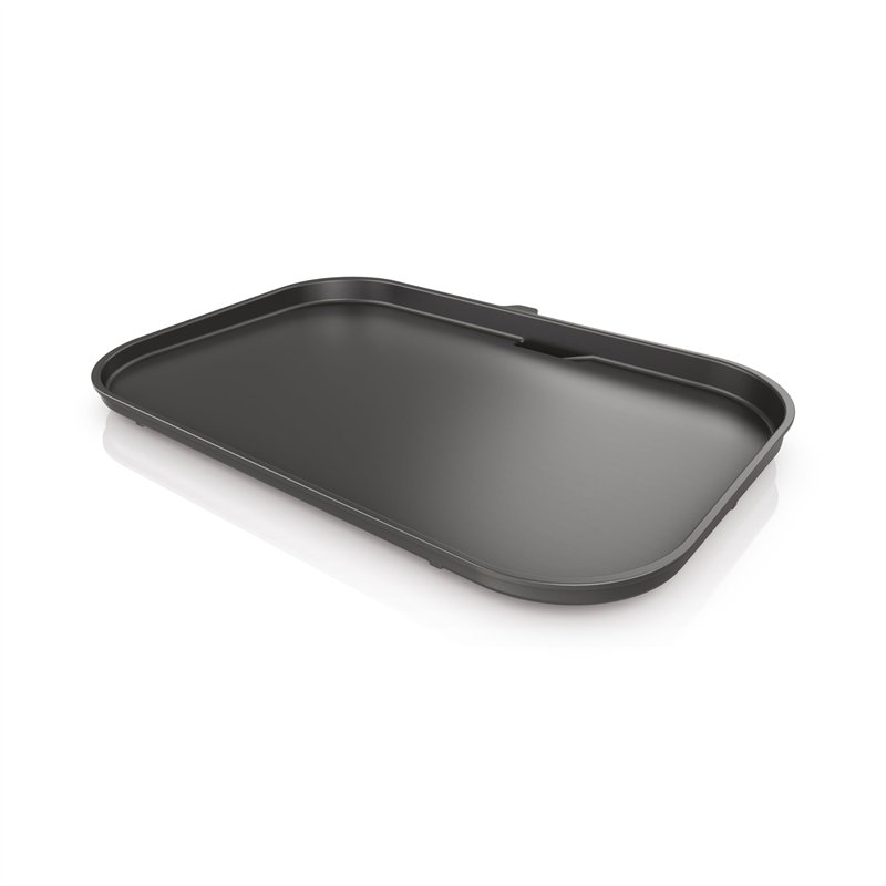 Ninja Woodfire Plancha XL, plaque à rainures plate non adhésive, accessoire officiel Ninja, compatible avec les barbecues électr