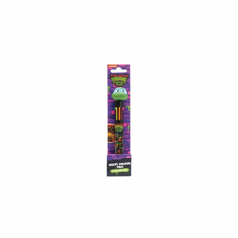 Ninja Turtles Stylo multicolore TMNT, Stylo avec 8 couleurs différentes, Official Merch