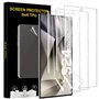 Pollachi [Lot de 3 Protecteur D'écran,Film d'hydrogel Compatible Avec Samsung Galaxy S24 Ultra,TPU Souple écran protection,HD Tr
