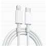 MilnoTech Câble USB C 1M - Charge Rapide [Certifié MFi] pour iPhone 14/13/13PRO/12/12 PRO Max/12 Mini/11/11PRO/XS/XR/X/8/8Plus/i