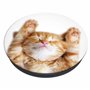 PopSockets | PopGrip | Support extensible et poignée pour smartphones et tablettes | Support de doigt Basic Snoozy Cat