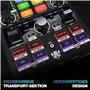 Reloop Mixtour Pro - Contrôleur DJ tout-en-un ultra-portable de haute qualité à 4 platines avec interface audio
