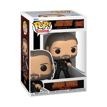 Funko Pop! Movies: John Wick 4 - John Wick - Figurine en Vinyle à Collectionner - Idée de Cadeau - Produits Officiels - Jouets p