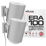 Sound bass ERA100 Lot de 2 Supports de Montage Mural, inclinables et pivotants, Blanc, Double (2 pièces), Compatible avec Sonos