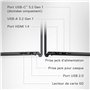 Dell Inspiron 15 (3530) - Ordinateur Portable 15,6'' Écran FHD 120 Hz, Intel Core i5-1334U, 16 Go RAM, 512 Go SSD, Intel Iris XE