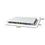 Commutateur administrable Cisco Catalyst 1300-48MGP-4X, 32 Ports GE, 16 Ports 2,5GE, PoE, 4 Ports SFP 10GE, Garantie limitée à V