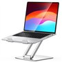 CIRYCASE Support Ordinateur Portable Ajustable, Support pour Livre/PC Portable Bureau Pliable, Laptop Stand Ventilé en Aluminium