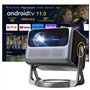 ULTIMEA Projecteur 4K True Android TV 11.0 avec Netflix, Projecteur Video avec 90° Gimbal, Dolby Audio, 600 ANSI HDR10&HLG, Vide