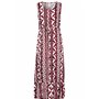 STREET ONE A143970 Robe Maxi avec Imprimé, Rouge Acajou, 48 Femmes, Multicolore