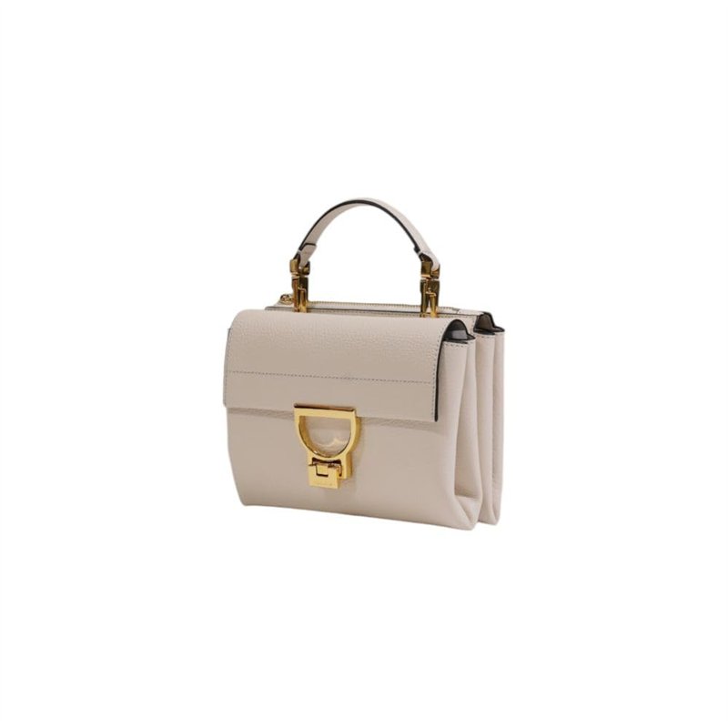 Image secondaire de Coccinelle Arlettis Handbag Grainy Leather Lambskin White