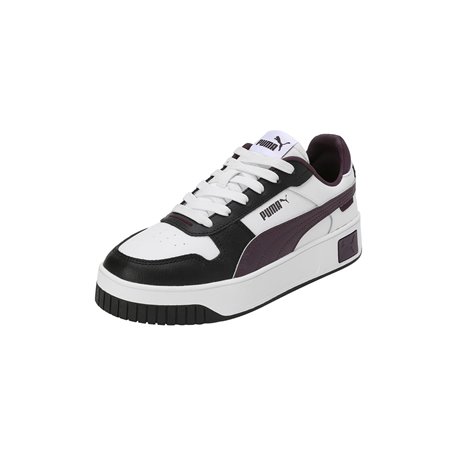 PUMA Carina Street, Baskets Femme, White Midnight Plum Black Purple, 37 EU