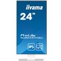 iiyama XUB2497HSU-W2 Lunette Mince IPS 24", 100 Hz, 1 ms (MPRT), 1920 x 1080, HDMI/DP, 2 x USB, Support réglable en Hauteur, TCO