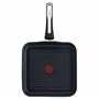 Tefal Selection Poêle à griller 26 x 26 cm, revêtement en titane anti-adhésif, indicateur de température Thermo-Spot, Advanced I