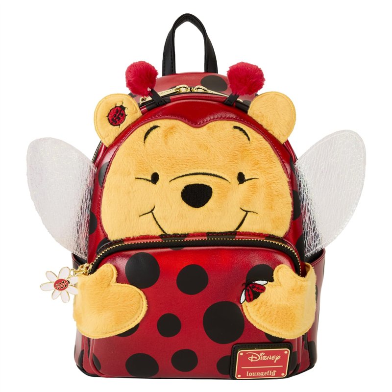 Loungefly Disney Winnie l'ourson Lady Bug l'ourson Mini sac à dos pour cosplay, multicolore, taille unique, multicolore, taille