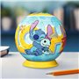 Ravensburger - Puzzle 3D Ball - Stitch - A partir de 6 Ans - 72 pièces numérotées à Assembler sans Colle - Support Inclus - Diam