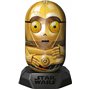 Ravensburger - Puzzle 3D Hylkies - Édition Star Wars - Figurine n°21 C-3PO - Adultes et Enfants - 54 pièces numérotées à Assembl
