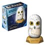 Ravensburger - Puzzle 3D Hylkies - Édition Harry Potter - Figurine n°16 Hedwige - Adultes et Enfants - 54 pièces numérotées à As